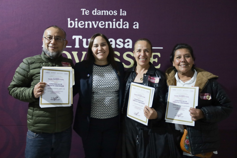 Fovissste entrega constancias de liquidación en Toluca y da una buena noticia a las personas acreditadas del Estado de México