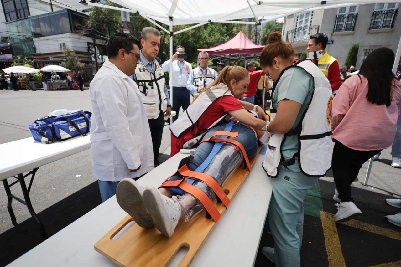 Del personal que participó en el Simulacro Nacional, 611 se encontraban en el edificio sede y 91 en el anexo
