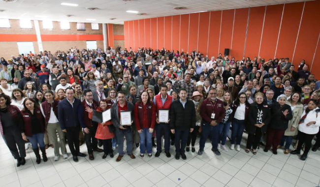 La titular del Fovissste celebró la firma del convenio que permitirá a los mexiquenses escriturar sin costo